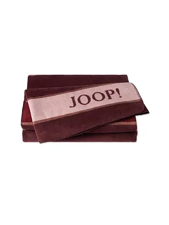 JOOP | Wohndecke - Plaid 150x200cm JOOP! STRIPES Rouge | 